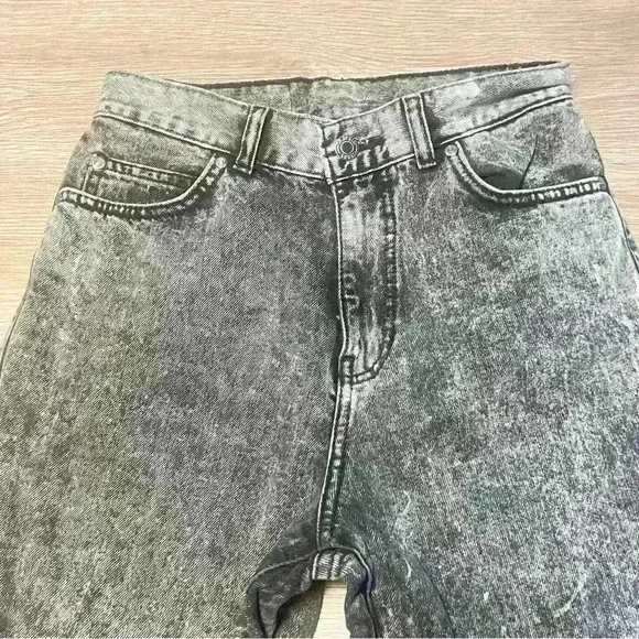 CDRDENIM JEANS MAKERS BLACK ACID WASHED HIGH RISE SKINNY JEANS SIZE  26 - Picture 3 of 16